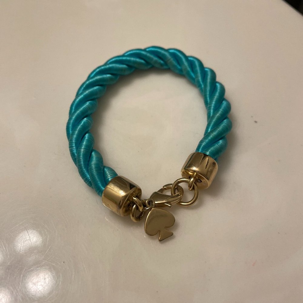 Kate Spade Teal Rope Bracelet